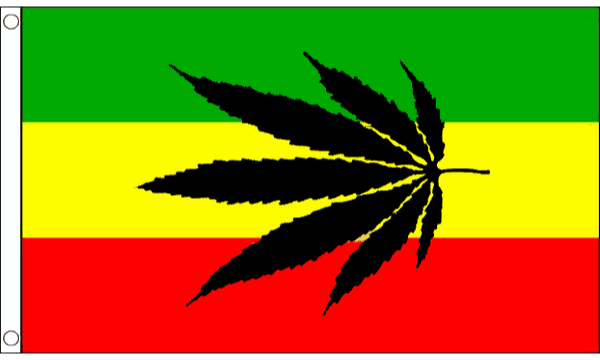Marijuana Rasta flag