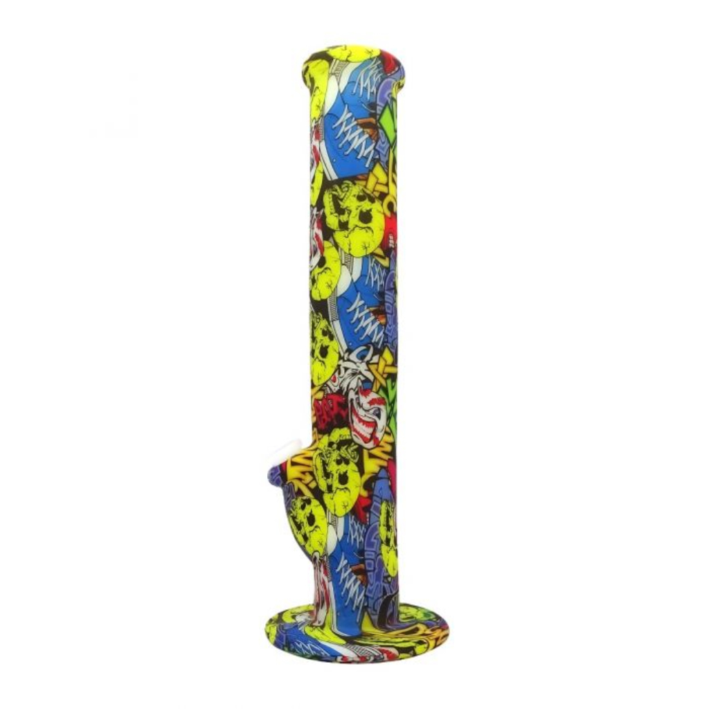 GLOW IN THE DARK "Graffiti" BONG