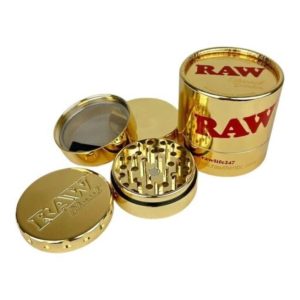 Raw Ethereal Gold Plated 4 Part Stainless Steel Grinder