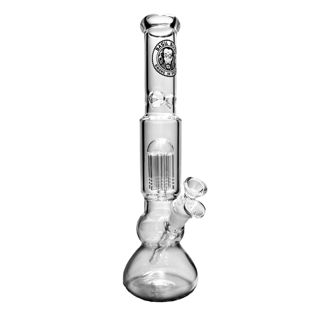 Basil Bush "Jellyfish" Glass Percolator Bong