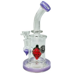 Basil Bush "Strawberries and Cream" mini Percolator Bong