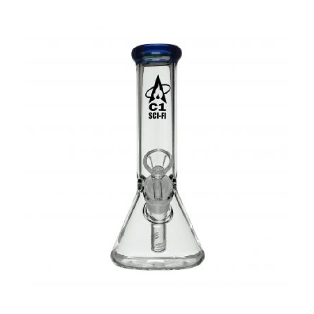 C1 SCI FI "HORIZON" GLASS BEAKER BONG
